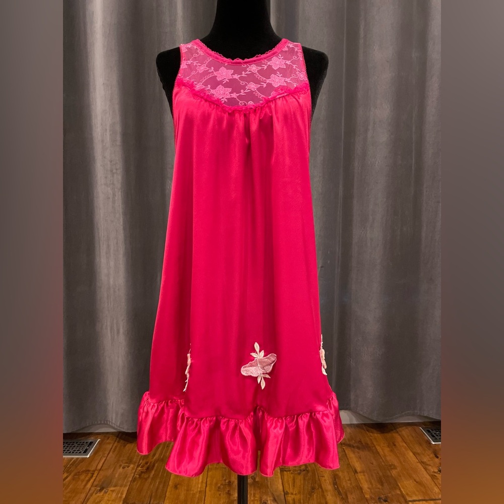 Vintage red babydoll nightie